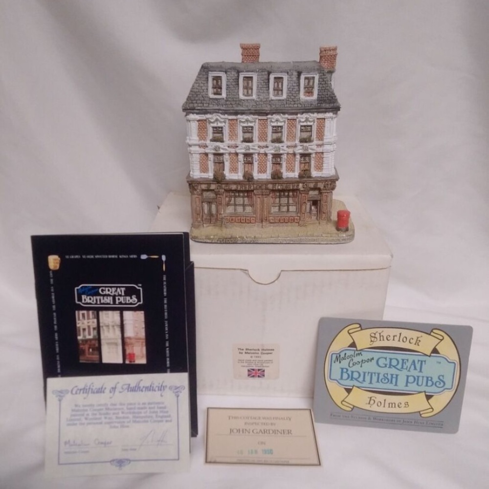 NIB The Sherlock Holmes by Malcolm Cooper (1985 Signed)